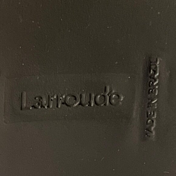 Larroudé Olivia Black Leather Platform Combat Boots NEW Sz 6 - Picture 11 of 13